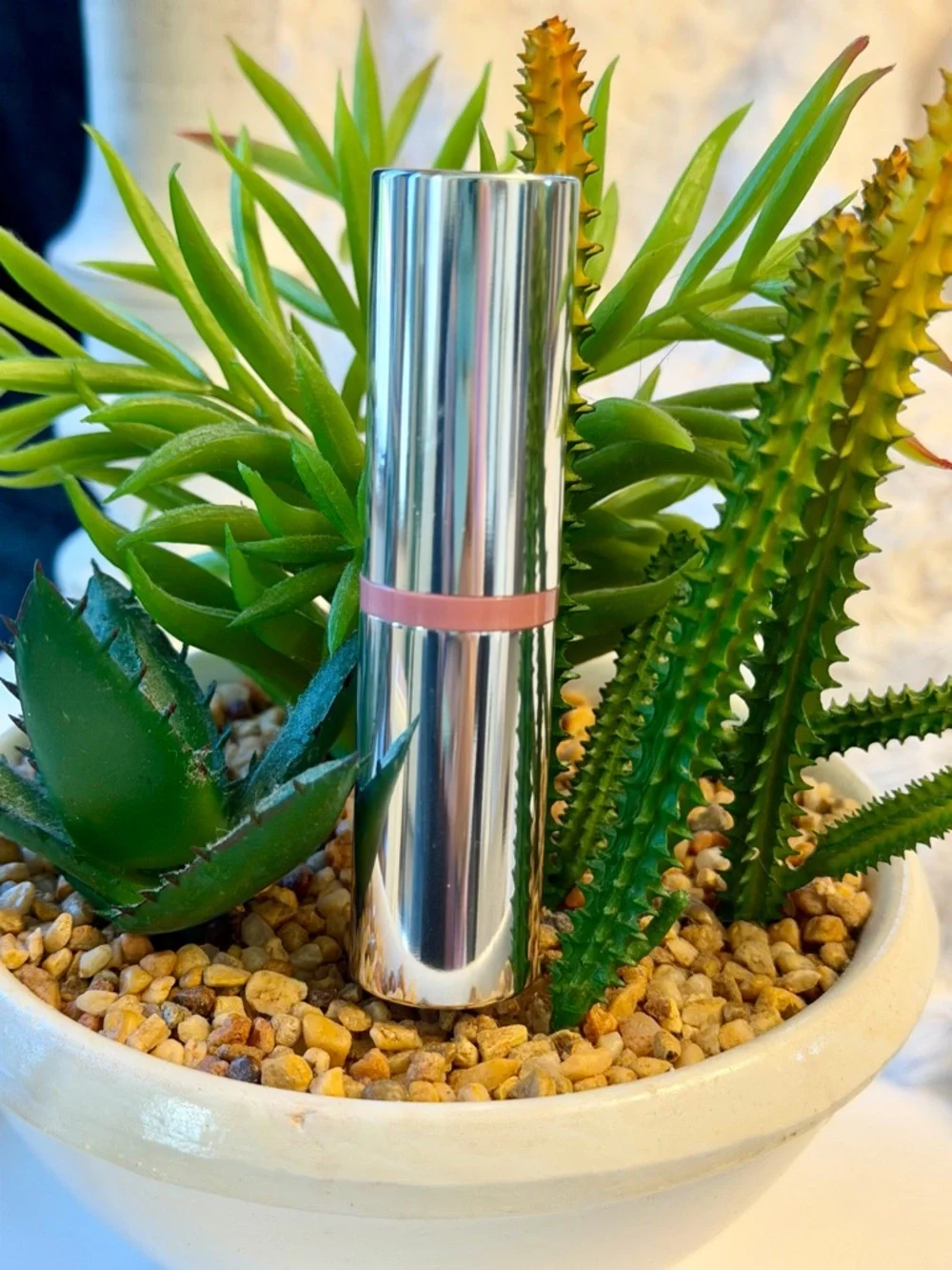 HAUS LABS By Lady Gaga Blush Balm Stick In Gassy Hibiscus (Deep Mauve)